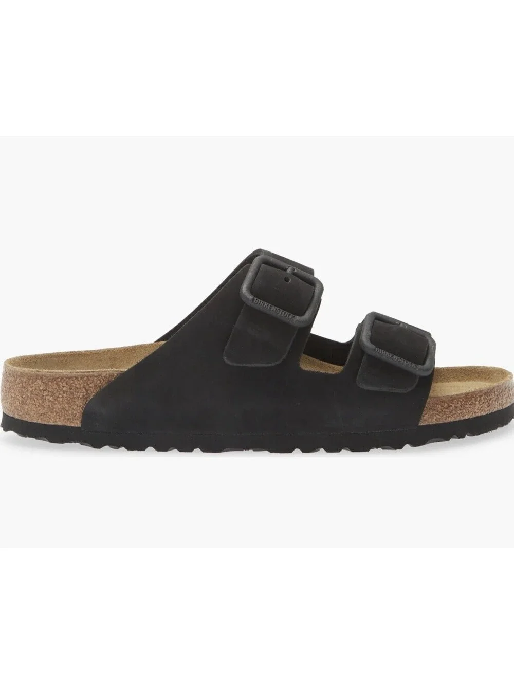 Birkenstock Arizona Soft Footbed Black Suede Leather Sandals Women’s Sz 41/10